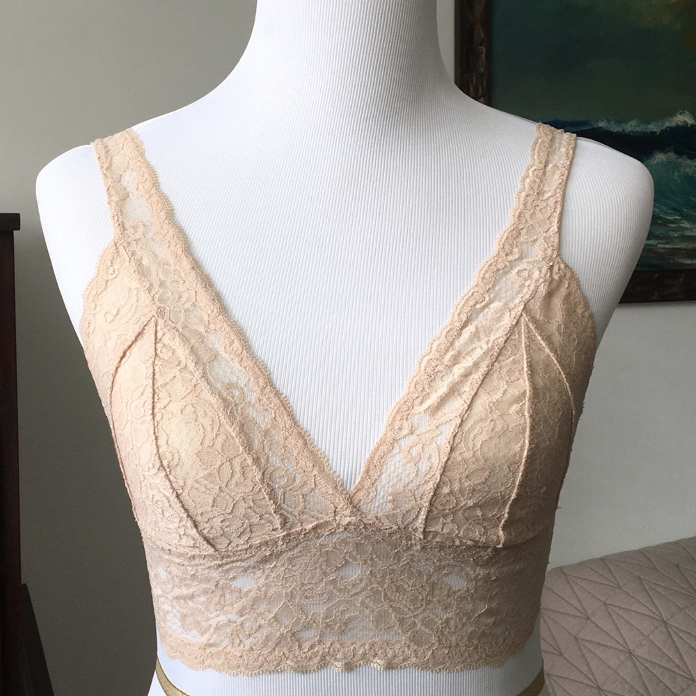Dorina Lace Nude Adjustable Bralette Medium